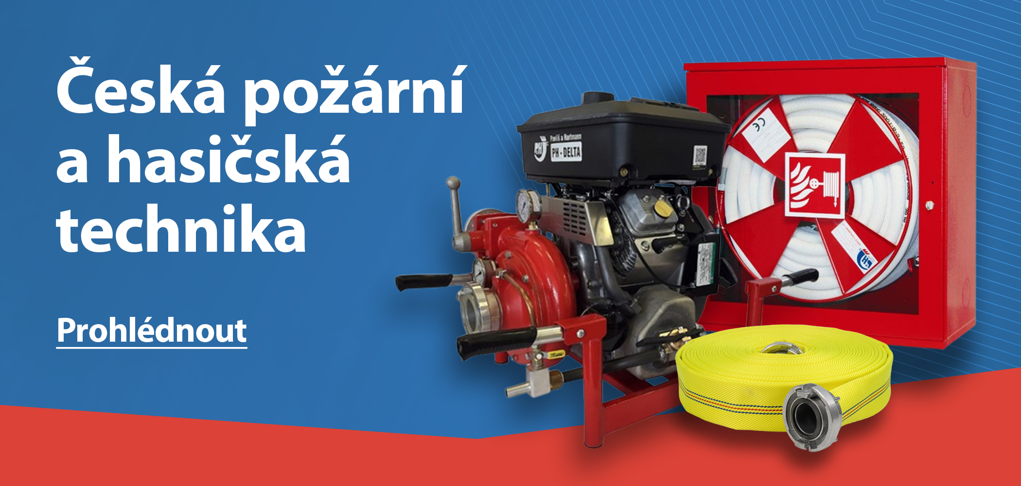Banner - Česká požární a hasičská technika