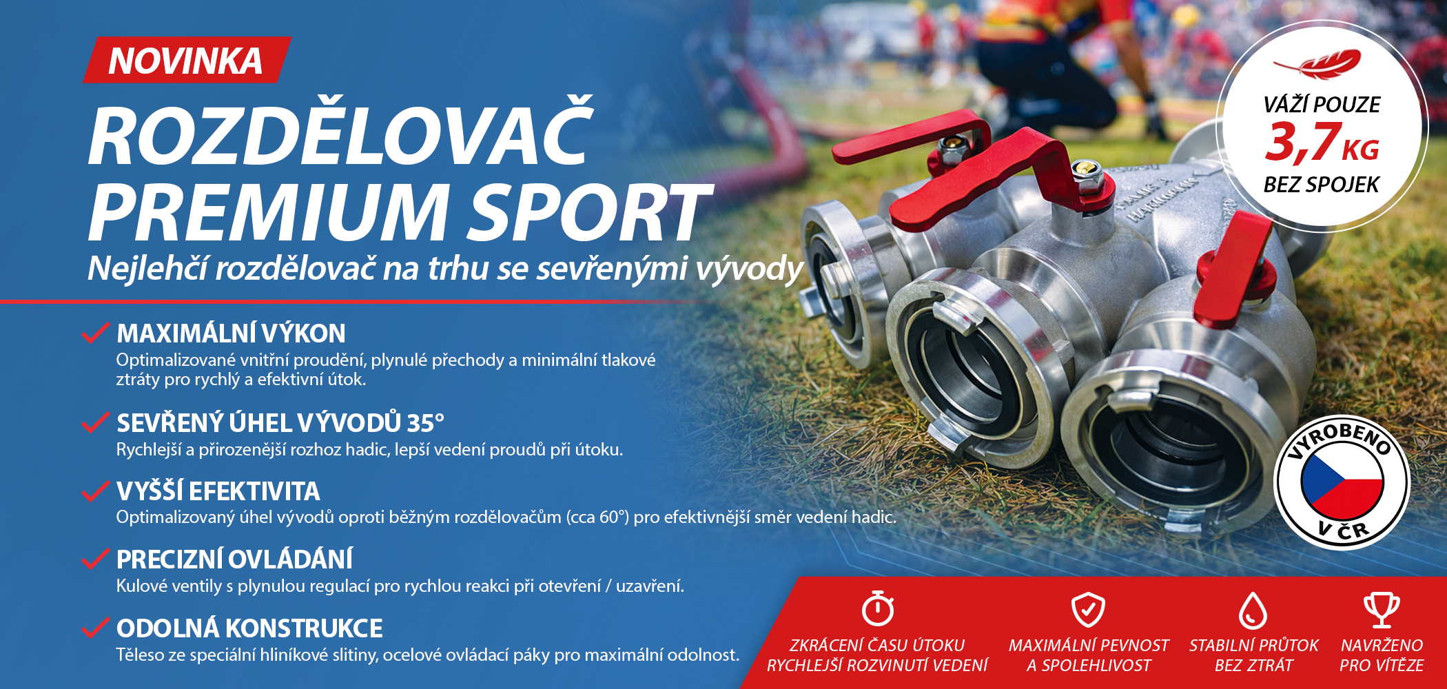 Banner - Rozdělovač premium sport