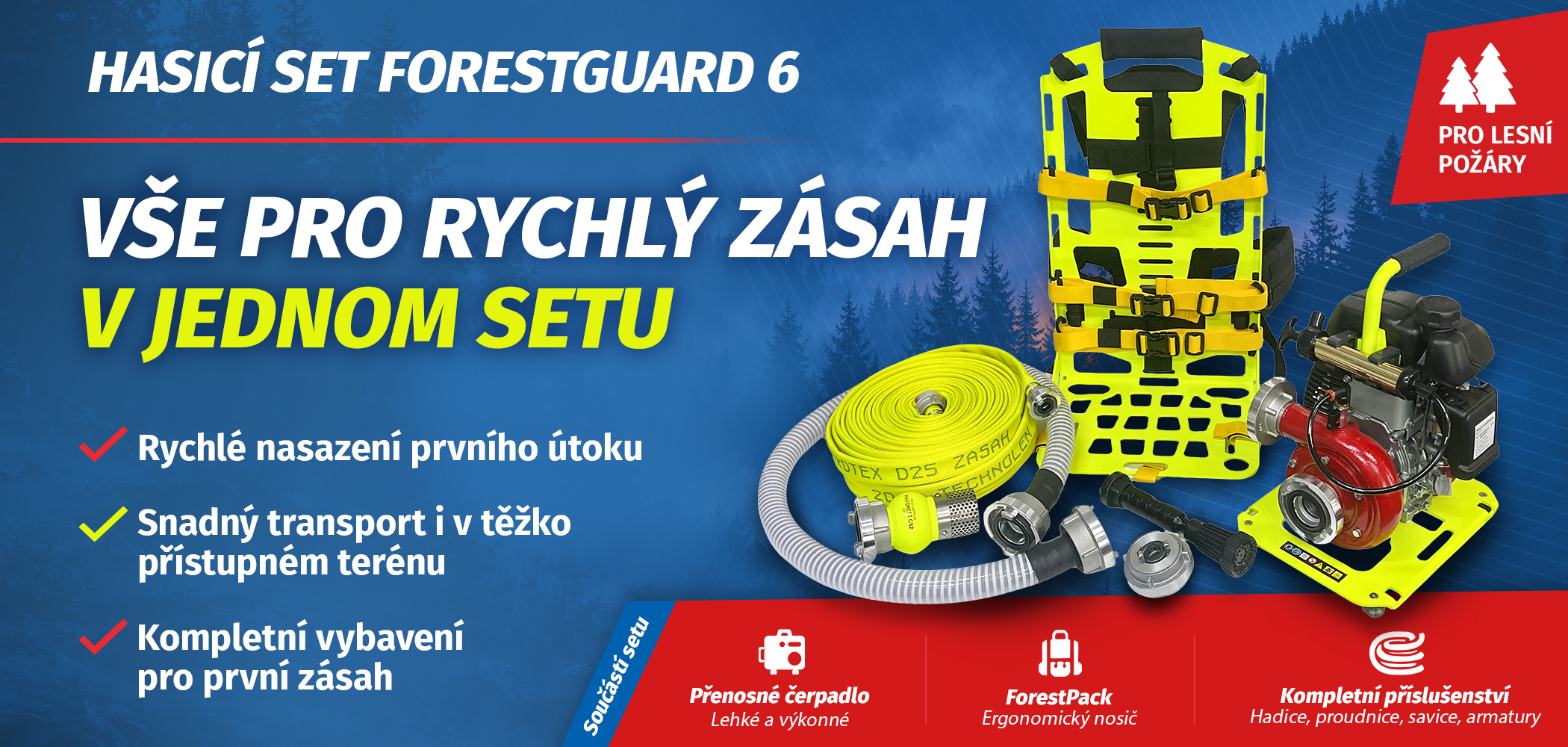 Banner - Hasicí set ForestGuard 6