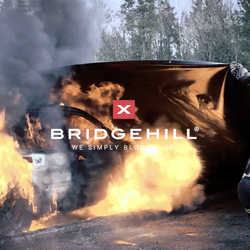Bridgehill: profesionální hasicí deky pro rychlou izolaci požárů vozidel