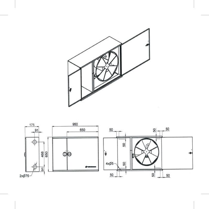 Hydrantový systém s tvarově stálou hadicí D19 Kombi -20bm - proudnice ekv.10